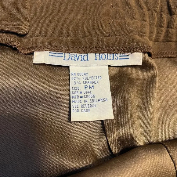 Vintage Faux Suede Maxi Skirt Brown Size Petite Medium Western Boho Cottagecore - Picture 3 of 8